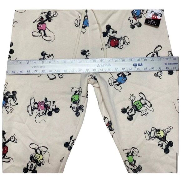 Disney Mickey Mouse Juniors Fleece Jogger Sweatpants Pants World Parks Travel - Picture 4 of 14